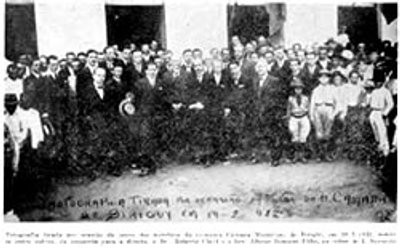 Posse dos primeiros vereadores em 1922